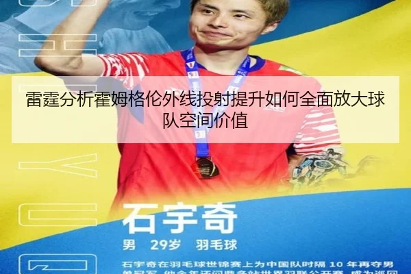雷霆分析霍姆格伦外线投射提升如何全面放大球队空间价值